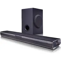 LG Soundbar SQC1 160W 2.1 Channel with Wireless Subwoofer Noir Bluetooth