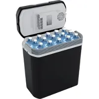 Auronic Glacière électrique - 20L - 12V et 240V - Chaud/ Froid - Noir