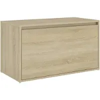 vidaXL Banc d'entrée 80x40x45 cm Chêne sonoma Bois d'ingénierie