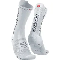 Compressport Chaussettes Pro Racing V4.0 Bike Blanc, Taille Taille 1