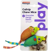 Petstages Jouets pour chats Catnip Chew Mice (Jouet à l’herbe à chat)