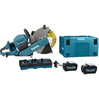 Makita CE002GT202X XGT 2x40V Max Batterie Li-ion Ensemble De Meuleuses De Porte (2x 5.0Ah) En Mbox - 355mm