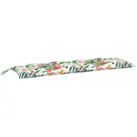 vidaXL Coussin de banc de jardin multicolore 150x50x7 cm tissu oxford