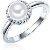 Valero Pearls Bague argent