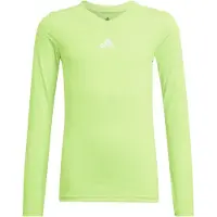 Adidas T-Shirt fonctionnel 'Team Base' gris / vert fluo