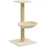 vidaXL Arbre à chat avec colonne à griffer en sisal 74 cm Arbre à grimper Arbre de jeu pour chats