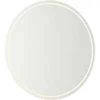 QAZQA Miroir de salle de bain moderne 60 cm avec LED et variateur tactile - Sebas