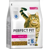 Perfect Fit 2.8kg Adult 1+ Riche en saumon PERFECT FIT Croquettes pour chat :15% de remise !