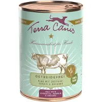 Terra canis Sans Céréales - Boeuf & Courgette - 6 x 400 g