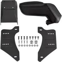 vidaXL Accoudoir de voiture universel noir 13x33x(33-53) cm ABS