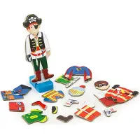 Vigatoys Viga Toys Dress Up Puzzle garçon magnétique 36-deli