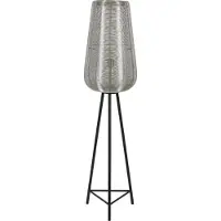 Light & Living - lampadaire - Adeta - argent - métal - lampe trépied - E27 - 8257828