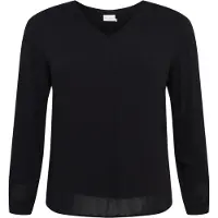 KAFFE CURVE Chemisier 'KCami' noir