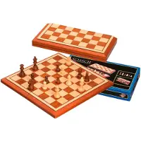 Philos Cassette d'échecs Belgrade Champ 40 mm, hauteur du roi 76 mm