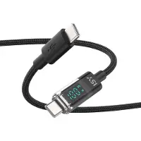 ISY Câble Usb-c - Avec Écran Led 2 M Noir (iuc-8000)