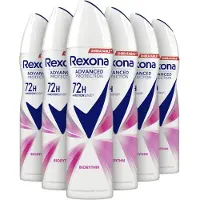 Rexona Advanced Protection Spray Anti-Transpirant - Biorythm - avec technologie activée par la chaleur du corps - 6 x 150 ml