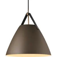 DFTP Suspension by Nordlux, Strap, dimmable, Brun / rouille, Salon / séjour, Métal, Scandinave