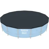 Bestway bâche de couverture de piscine Flowclear 457 cm
