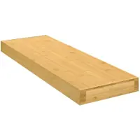 vidaXL Étagère murale 60x20x4 cm bambou