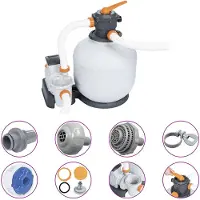 Bestway Pompe de filtration à sable Flowclear 8327 L/h