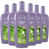 Unilever 6 shampoings Andrelon - Pour usage quotidien, format XL 450 ml.