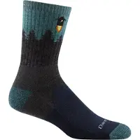Darn Tough Number 2 Micro Crew Midweight Chaussettes de Randonnée Homme - Gray