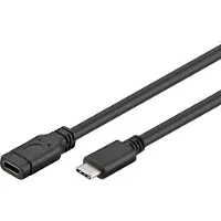PremiumCord Câble d'extension USB 3.2 génération 2, C/mâle - C/femelle, 1,5m