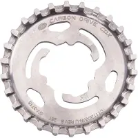 Gates Carbon Drive Poulie de Courroie - CDX - Arrière | Surefit 3-Lobe Unified (XU) | pour Shimano Alfine (8/11s) / Nexus (7/8s)