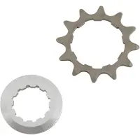 Point Singlespeed Kit Pinion Argenté 1s / 13t
