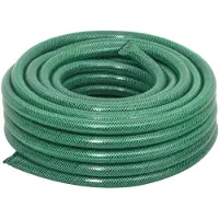 vidaXL Tuyau d'arrosage avec kit d'accouplement vert 0,75" 50 m PVC