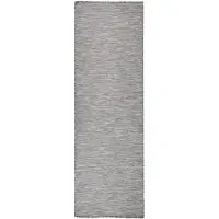 vidaXL Tapis à tissage plat d'extérieur 80x250 cm Marron et bleu