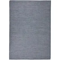 vidaXL Tapis à tissage plat d'extérieur 160x230 cm Bleu
