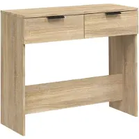 vidaXL Table console Chêne sonoma 90x36x75 cm Bois d'ingénierie