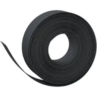 vidaXL Bordure de pelouse Noir 10 m 15 cm Polyéthylène