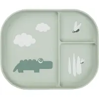 Done by Deer Assiette - Thermoplastique - 3 compartiments - Croc - - UneTaille - Assiette