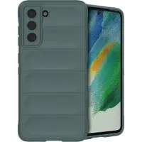 IMoshion EasyGrip Backcover pour Samsung Galaxy S21 FE - Vert foncé