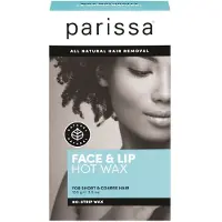Parissa No-Strip Face & Lip Hot Wax Kit für kurze & grobe Haarentfernung At-Home Waxing