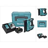Makita DBN 500 RF1J Cloueuse sans fil à tête refoulé 18 V 15-50 mm + 1x batterie 3,0 Ah + chargeur + Makpac (Pistolet à clous)