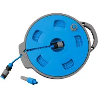 Brunner ROLL-ON 15m - Dévidoir portable - Tuyau plat - Accessoires inclus