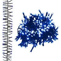 vidaXL Light Girland Cluster mit 2000 LEDs Blue 17 m PVC