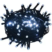 vidaXL Light Cabel 600 LEDs für Innen- und Außen -IP44 60 m kaltes Weiß