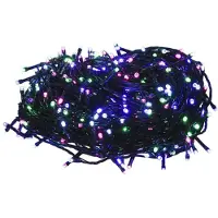 vidaXL Guirlande lumineuse LED avec 150 LED pastel multicolore 15 m PVC