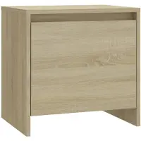 vidaXL Table de chevet chêne sonoma 45x34x44,5 cm bois d'ingénierie