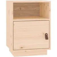 vidaXL Table de chevet 40x34x55 cm Bois de pin solide