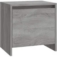 Super Merchant Table de chevet Sonoma gris 45x34x44,5 cm bois d'ingénierie
