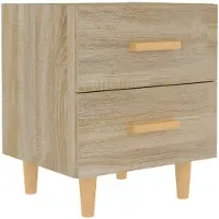 vidaXL Table de chevet Chêne sonoma 40x35x47,5 cm