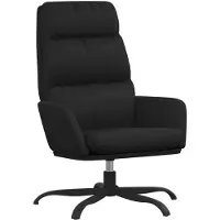 vidaXL Chaise de relaxation Noir Similicuir