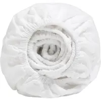 Yumeko Drap-Housse Yumeko Pure White (Flanelle)-90 x 210 cm