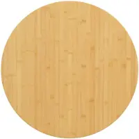 vidaXL Dessus de table Ø70x4 cm bambou