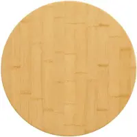 vidaXL Dessus de table Ø50x1,5 cm bambou